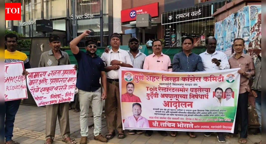 Citizens protest in Kalyani Nagar demanding answers from PMC and excise department