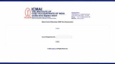 CMA admit card Dec 2025 released for Foundation, Intermediate and Final courses at icmai.in; download here