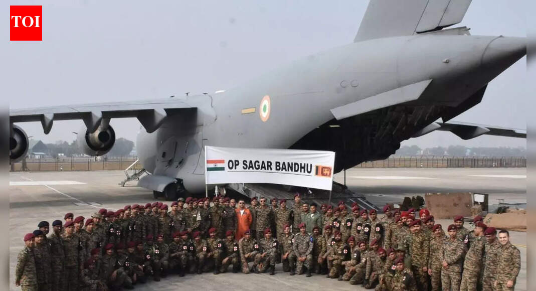 IAF’s plane airlifts 73 personnel from Agra to cyclone-hit Sri Lanka