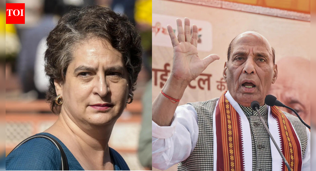 <div>'Distractions': Priyanka Gandhi Vadra slams Rajnath's 'Nehru-Babri' remark; how Rahul responded</div>