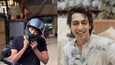 Ahaan Panday steals the spotlight again; Viral bike video revives Krish Kapoor mania; Fans address 'Saiyaara' star as 'Hot and Handsome’