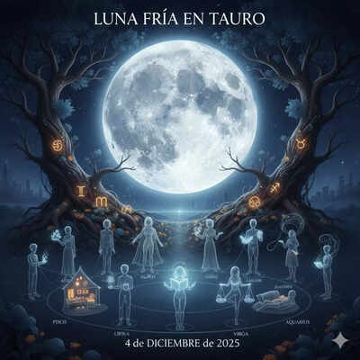 Última Luna Llena de 2025 en Tauro: cómo usar la energía de la Luna Fría para cerrar el año en lo más alto