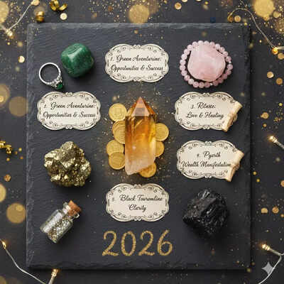 Top 5 cristales para atraer la suerte antes de empezar el Año Nuevo