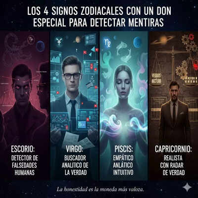4 signos del zodiaco que detectan las mentiras a kilómetros de distancia
