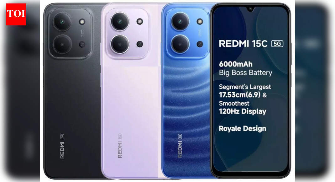Redmi 15C smartphone with 50MP camera, 6000 mAh battery launched in India: Price, specs and more