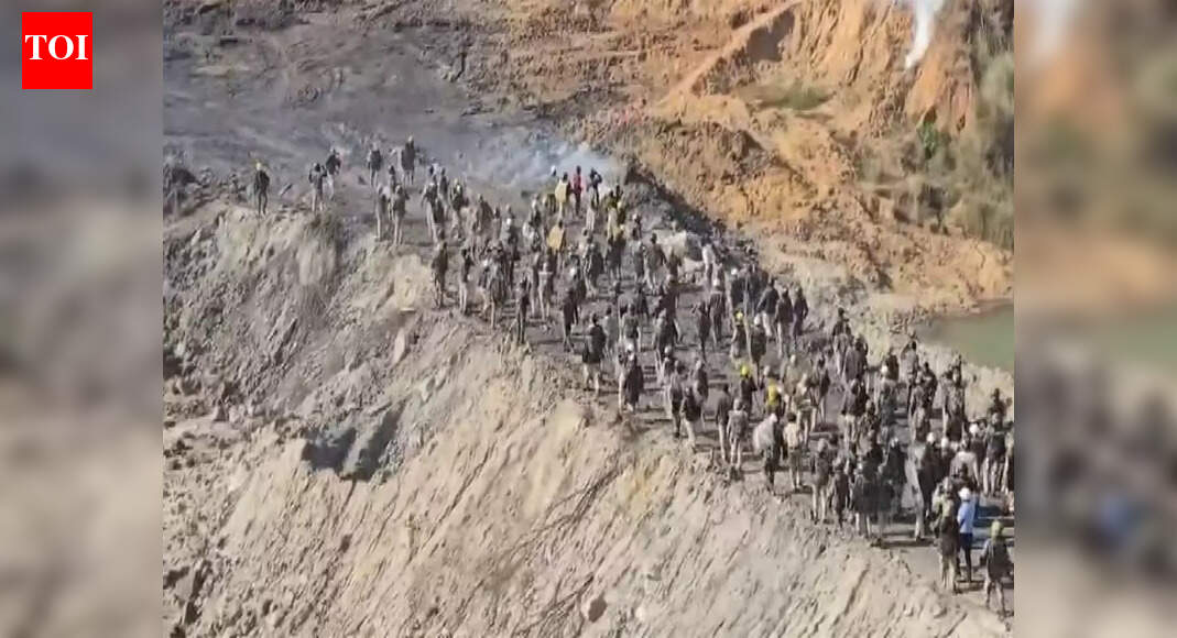 Chhattisgarh: 40 policemen, several villagers injured in clash over coal mine extension project in Surguja district