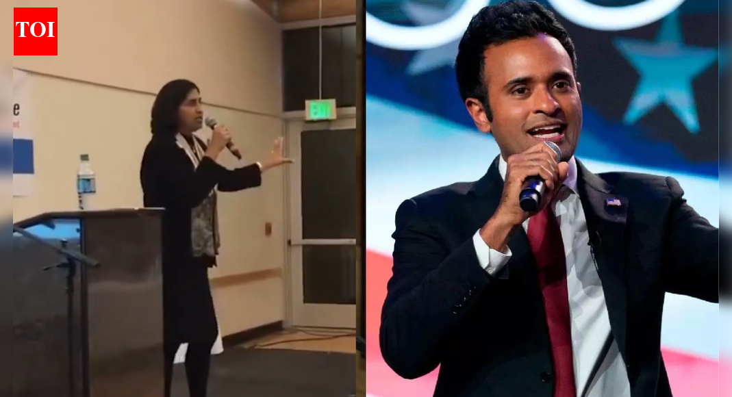 Vivek Ramaswamy dropped from tech conference after video of Indian-origin woman saying ‘kick Trump’ goes viral