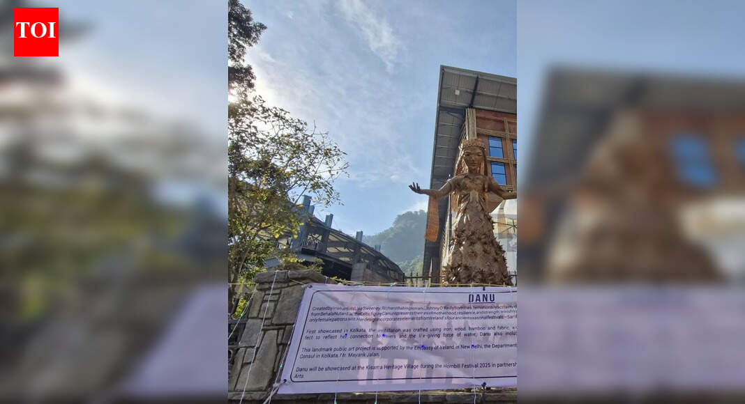 Irish art installation ‘Danu’ takes centre stage at Hornbill Festival