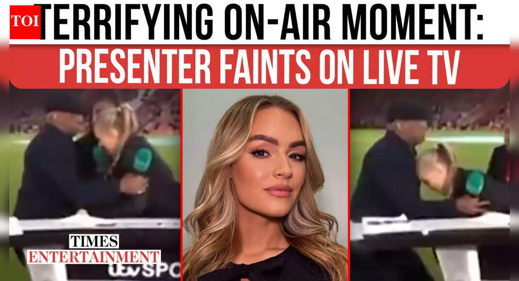 British Presenter Collapses Live On-Air During England Vs Ghana Match Coverage | WATCH