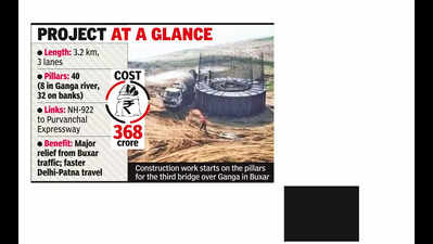नए 3-लेन गंगा पुल से बक्सर की यातायात समस्या कम होने की संभावना है