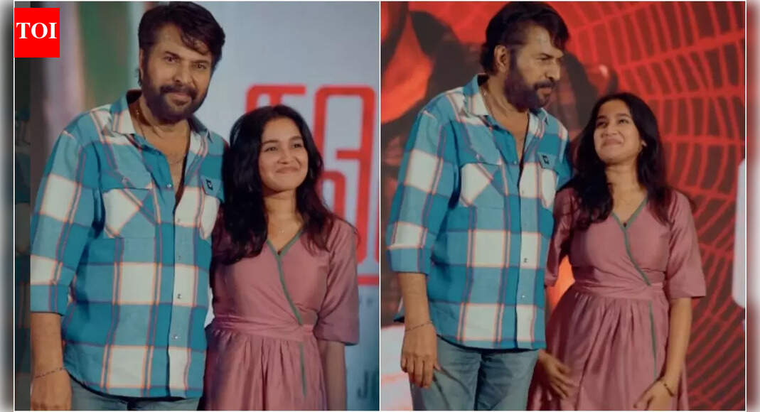 'Mammokka's molu forever': Anikha Surendran’s touching moment with Mammootty wins hearts at ‘Kalamkaval’ event