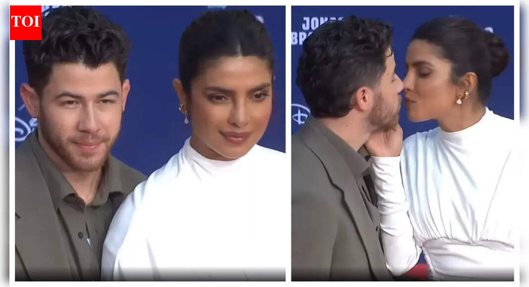 Nick Jonas and Priyanka Chopra's PDA at Jonas Brothers event wins hearts; singer says 'I’m endlessly grateful to walk through this life with you' - WATCH