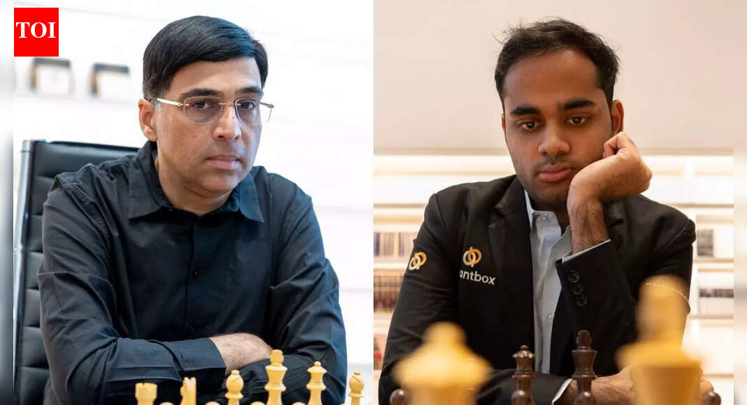 Arjun Erigaisi defeats chess legend Viswanathan Anand in the Jerusalem Masters