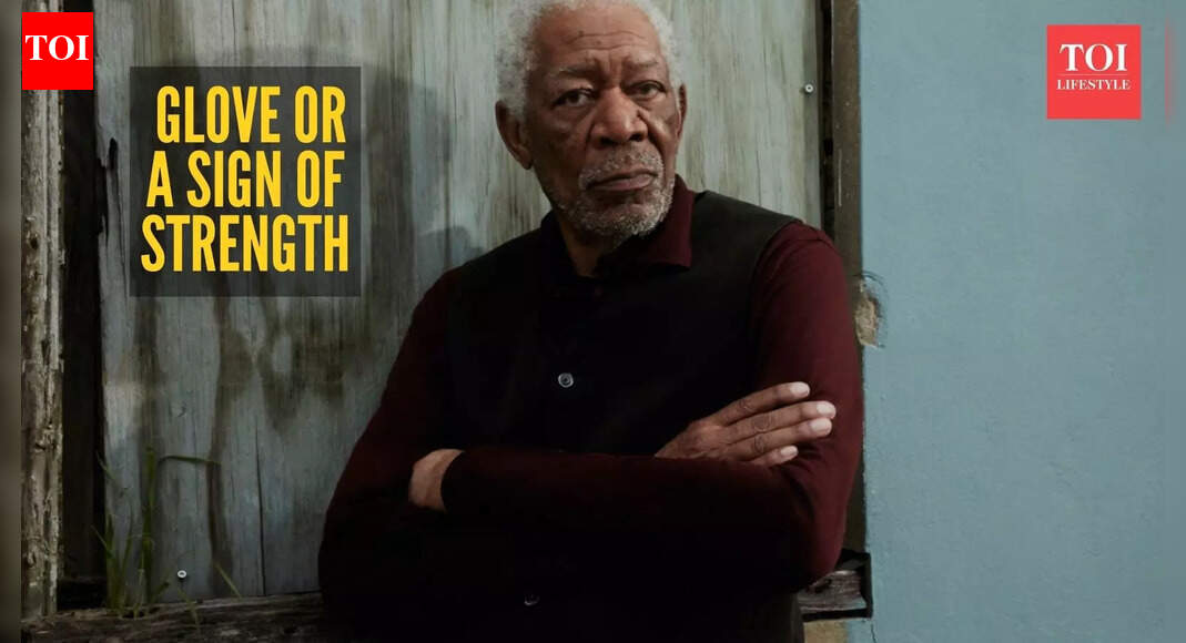 Why Morgan Freeman wears a single black glove, turning pain into power in his battle with Fibromyalgia