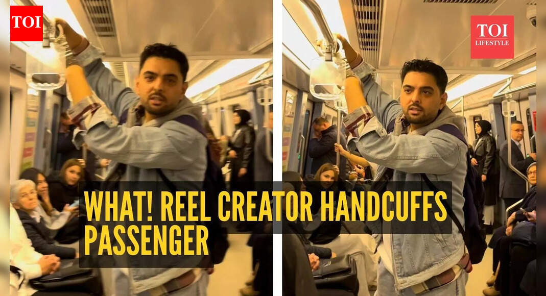 Metro prank gone wrong: Reel creator handcuffs passenger, sparks outrage online