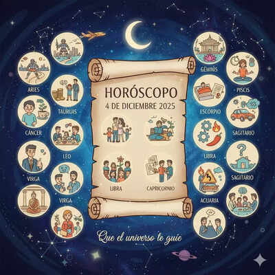 Horóscopo Diario: Predicciones astrológicas de hoy para el 4 de diciembre de 2025