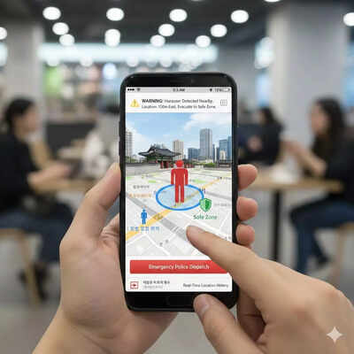 Corea del Sur desarrolla una app que muestra la ubicación en tiempo real de acosadores