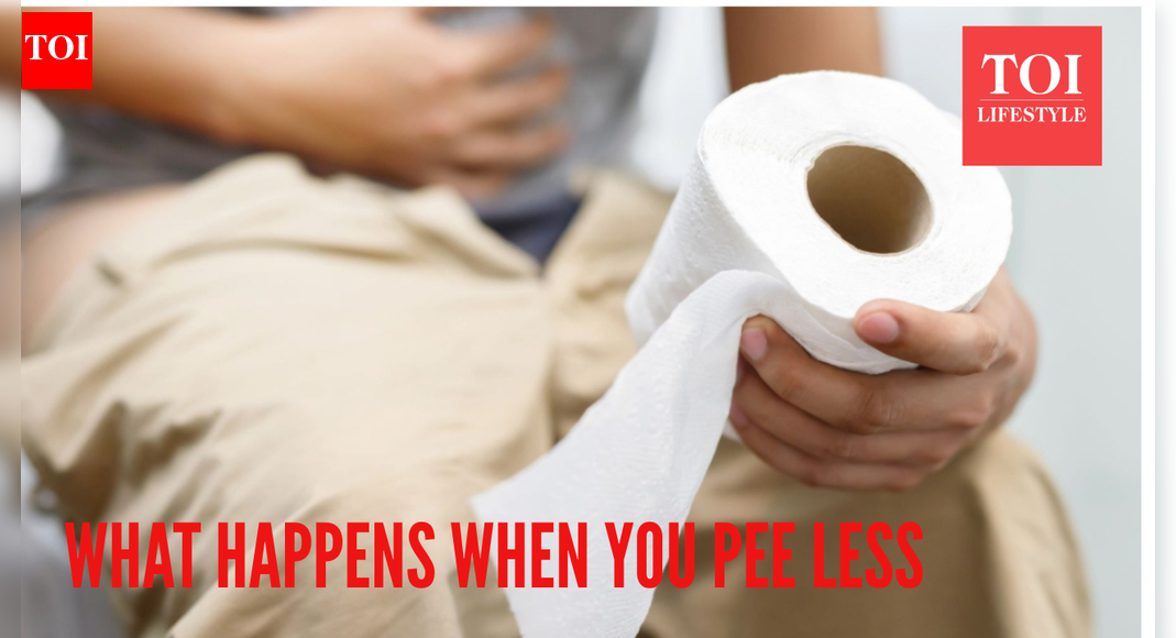 Drinking a lot of water, but not urinating much? Here's what it means