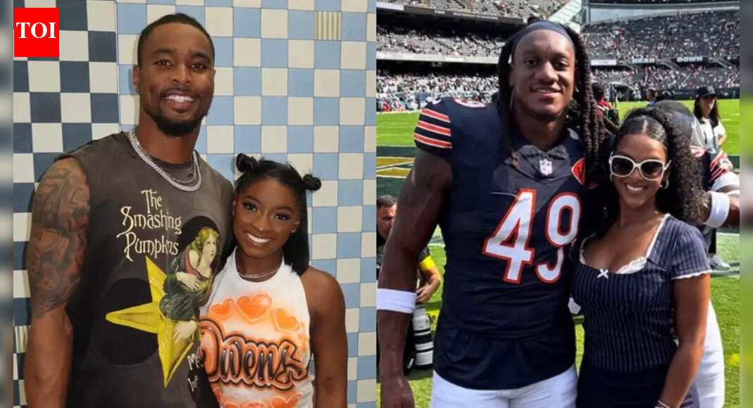 Jonathan Owens’ ladylove Simone Biles posts warmest wishes for Chicago Bears LB Tremaine Edmunds’ wife TG Mussie on Instagram