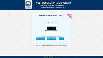 WBSU result 2025: UG NEP, CBCS even semester results declared at wbsu.ac.in, check direct link here