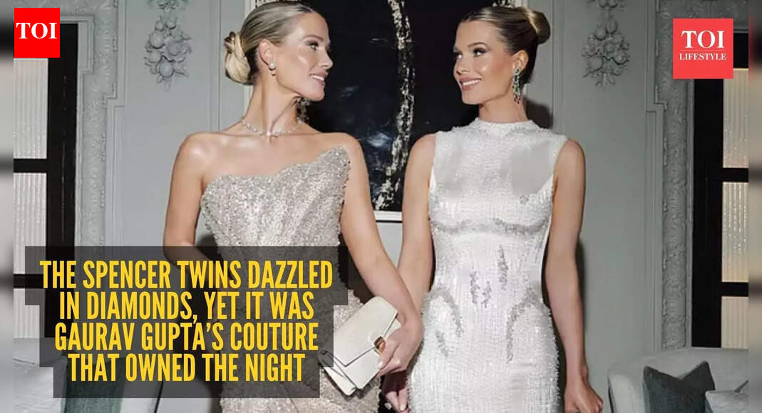 Princess Diana’s nieces stun the red carpet: Amelia & Eliza Spencer shine in diamonds, but Gaurav Gupta’s couture steals the show