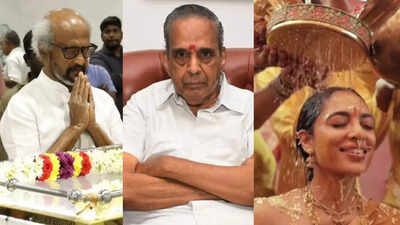 AVM Saravanan passes away, Naga Chaitanya–Sobhita Dhulipala celebrate wedding anniversary, Ilaiyaraaja receives Rs 50 lakh compensation: Top 5 South newsmakers of the day
