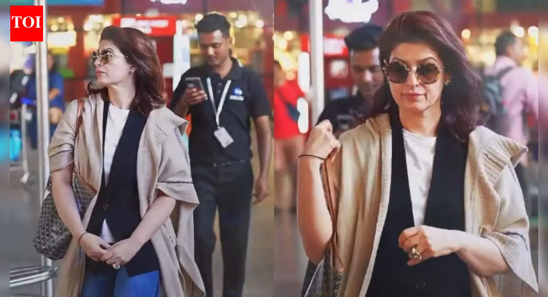 Twinkle Khanna stuns in effortless airport look, gives major winter fashion inspiration