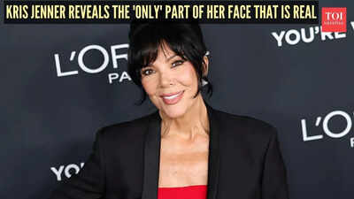 Kris Jenner shares the 'ONLY' part of her face that is real