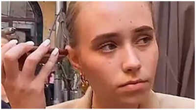 Who is Luiza Rozova? Putin's secret daughter says 'really sorry' for her father's  Ukraine war when confronted - watch