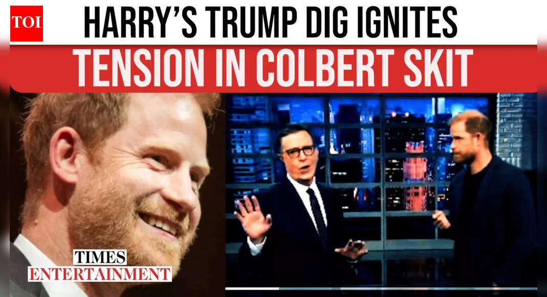 Prince Harry Takes Swing At Donald Trump: Colbert’s Late-Present Studio Turns Hostile