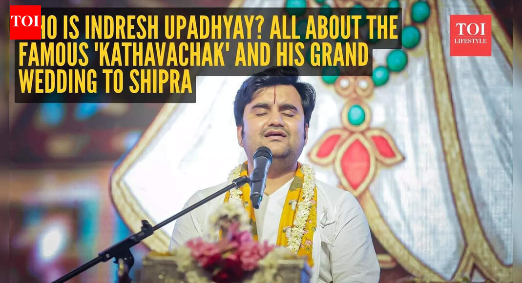 Who is Indresh Upadhyay? All about the famous 'kathavachak' and his grand wedding to Shipra