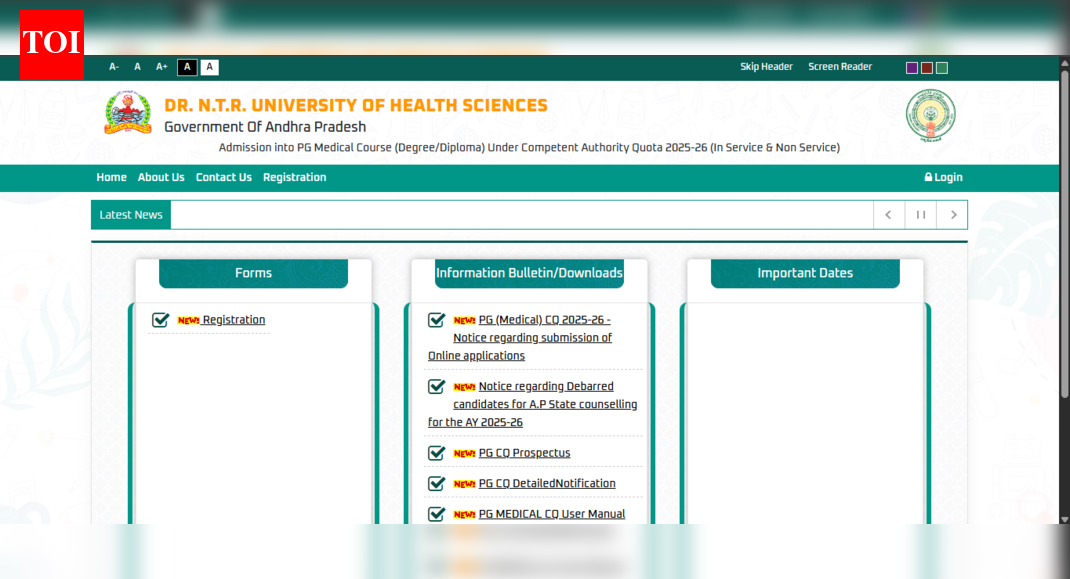 एपी नीट पीजी काउंसलिंग 2025 चरण 1 सीट आवंटन परिणाम जारी: डाउनलोड करने के लिए सीधा लिंक यहां देखें