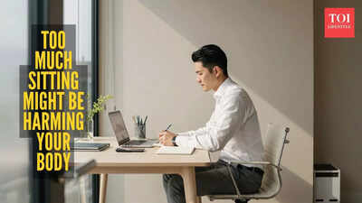 Sitting too long is slowly shutting your body down: 5 simple moves to reverse this