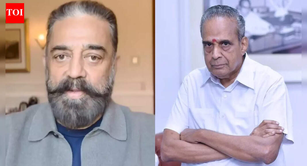 Kamal Haasan pays emotional tribute to AVM Saravanan: 'I am a sapling nurtured in the great grove of AVM'