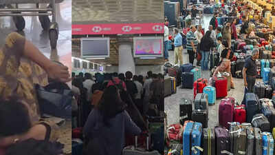 Frustrated, lying on terminal floors, confused: Videos capture chaos as IndiGo cancels 500+ flights across India