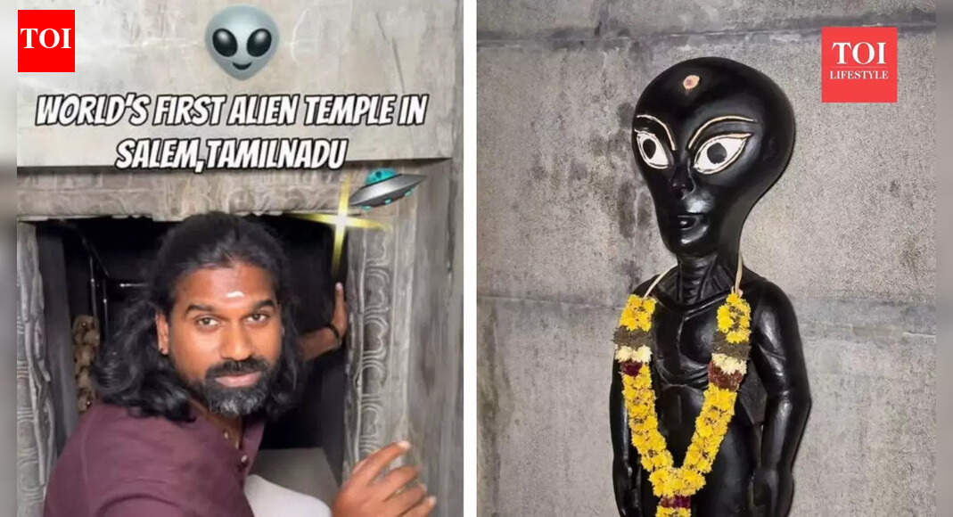 Internet baffled as Tamil Nadu man builds temple for an Alien God with an 11-foot underground idol