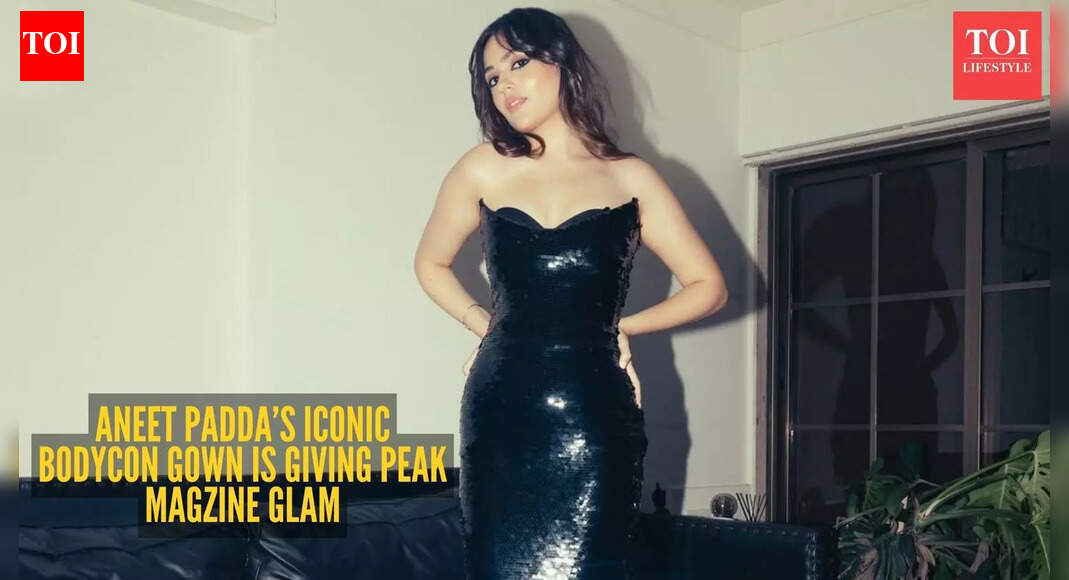 Who’s this lady? Aneet Padda looks like an walking trophy in this glittering Gaurav Gupta gown