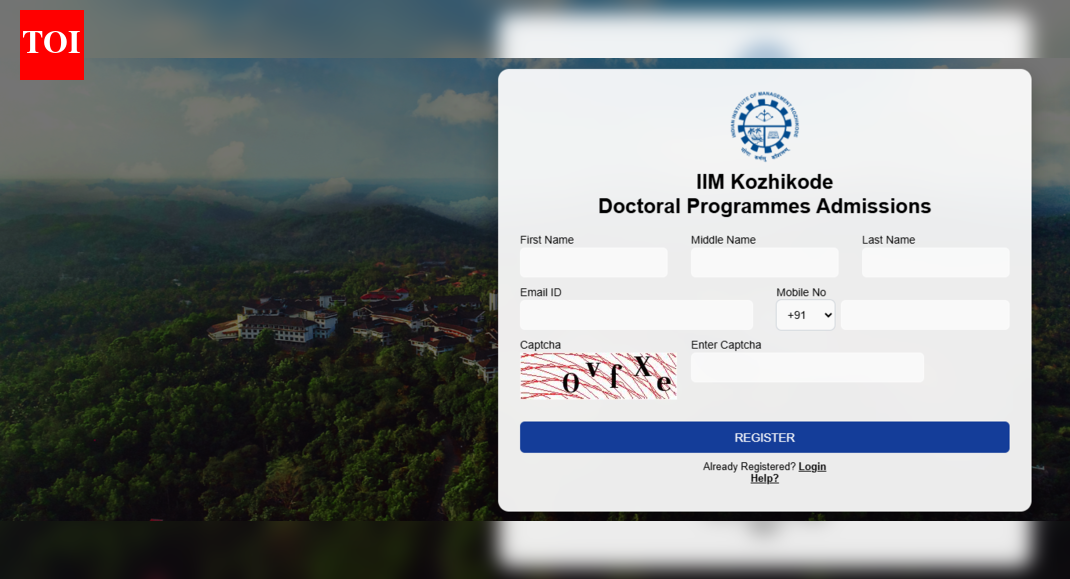IIM Kozhikode PhD admission 2026 registration begins at iimk.ac.in: Check direct link and complete details here