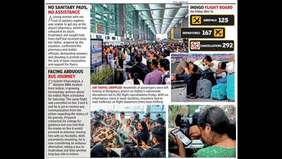 IndiGo chaos: Flights cancelled, facilities collapse at Bengaluru airport