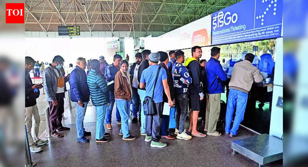 Chaos at Ranchi airport as IndiGo crisis continues