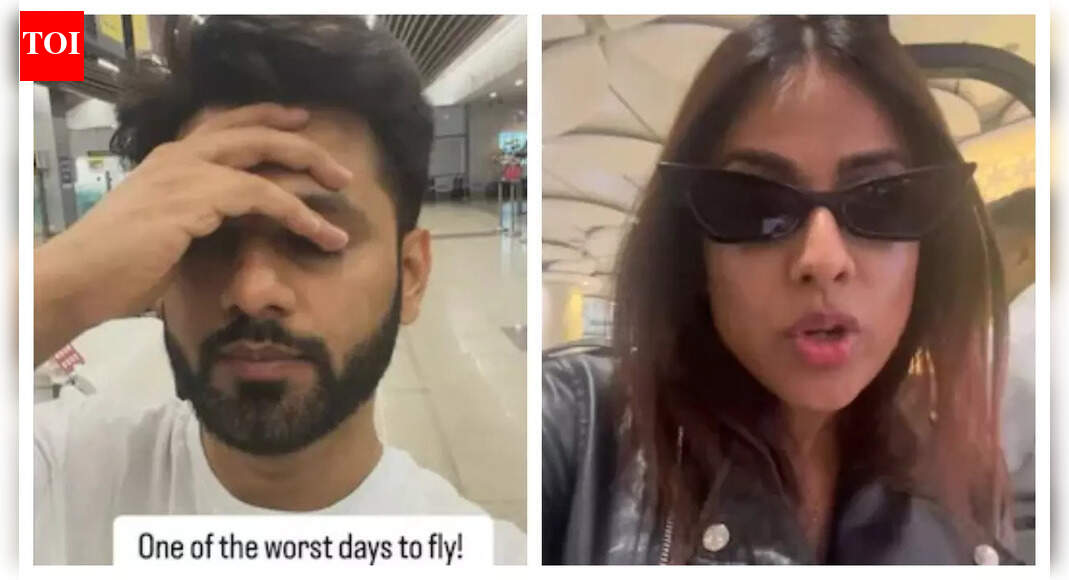 Rahul Vaidya shells out Rs 4.20 lakh during IndiGo flight chaos; Nia Sharma shares a Rs 54,000 boarding pass for an alternate domestic flight