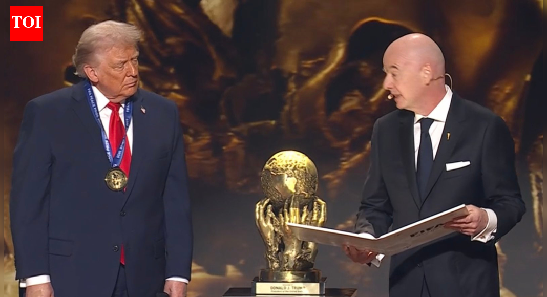Why did Donald Trump received the FIFA Peace Prize at the 2026 World Cup draw?