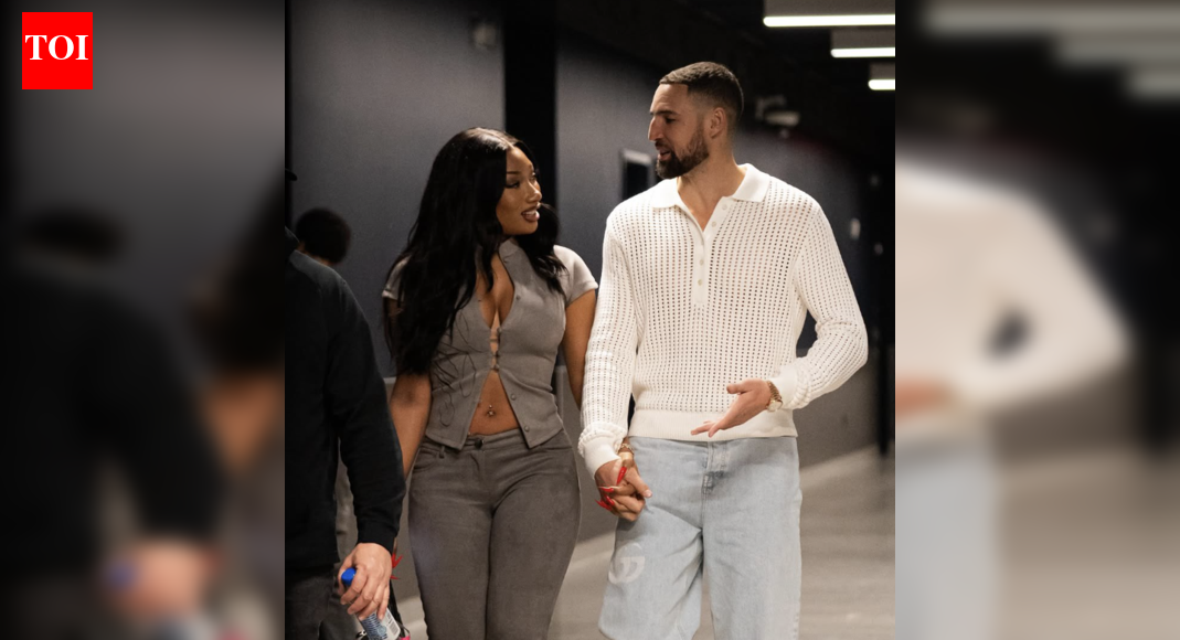 Klay Thompson and Megan Thee Stallion’s flirty post-game exchange video goes viral