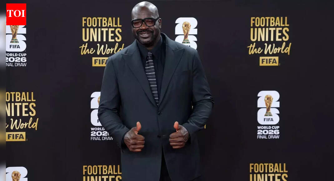 NBA legend Shaquille O’Neal shakes up FIFA World Cup ceremony with a bold entrance and playful jab