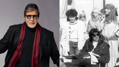 When Amitabh Bachchan took fans back to 1990’s Russia with a stylish memory from the sets of ‘Ajooba’: ‘Prepping for the scene, script in hand…’