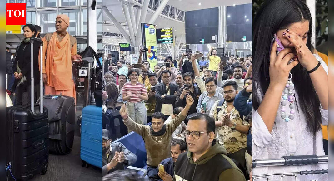 'My luggage has not arrived since 2 days': Tears and frustration at airports across India as IndiGo cancels 1,000+ flights