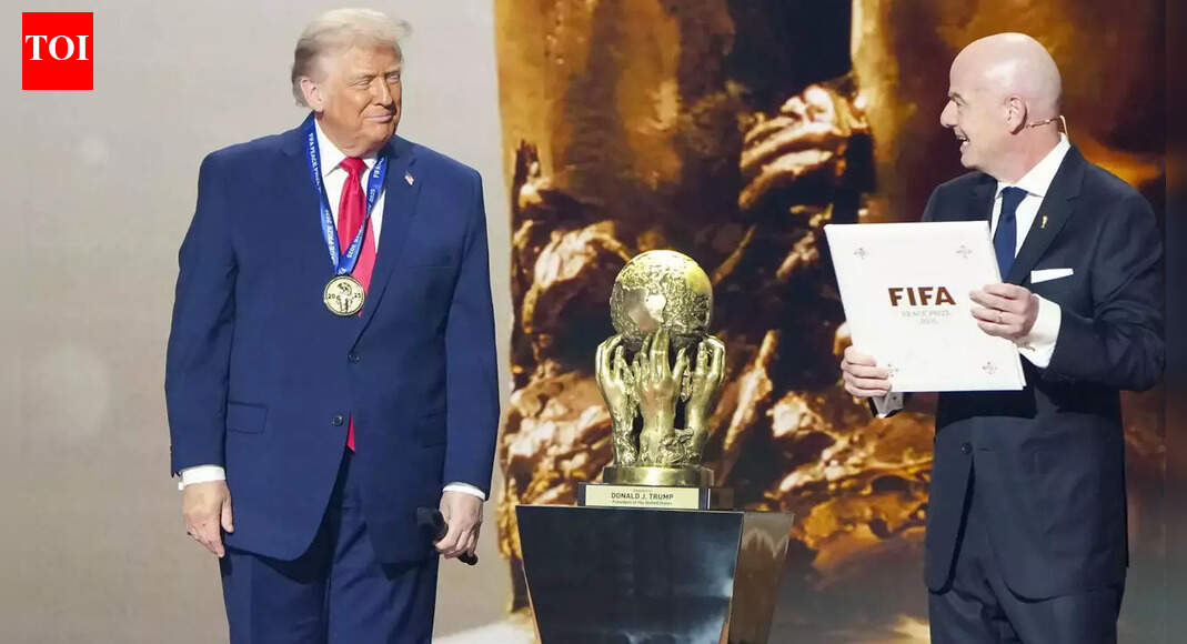 US President Trump all smiles as he wins FIFA's new peace prize
