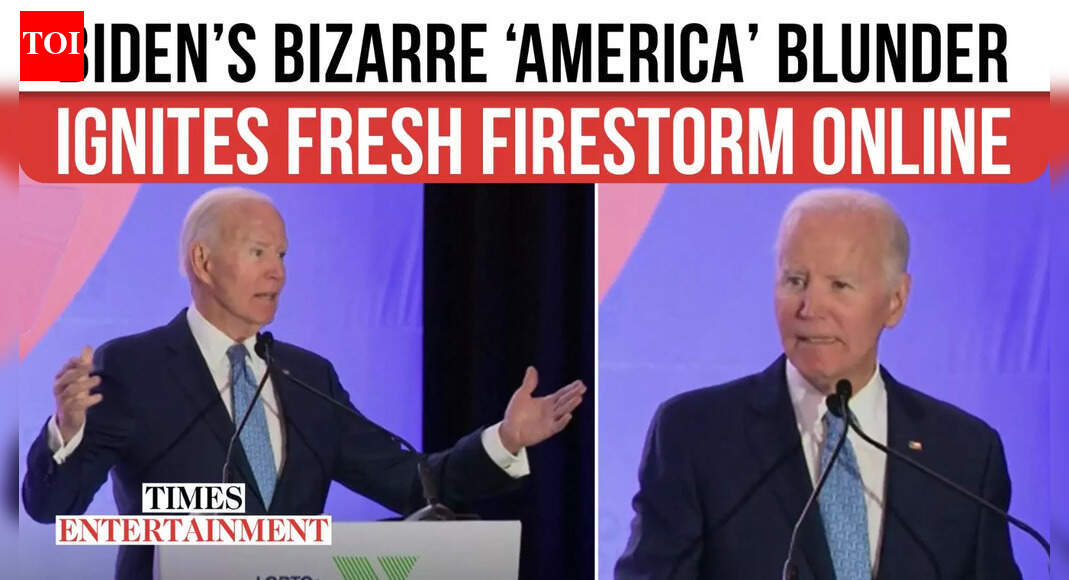 Biden Fumbles “America” in Onstage Slip, Triggering Waves of Mockery and Renewed Scrutiny