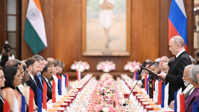 President Murmu’s banquet dinner for Putin: Jhol momo, saffron pulao, bharwan aloo & more; what was on the menu