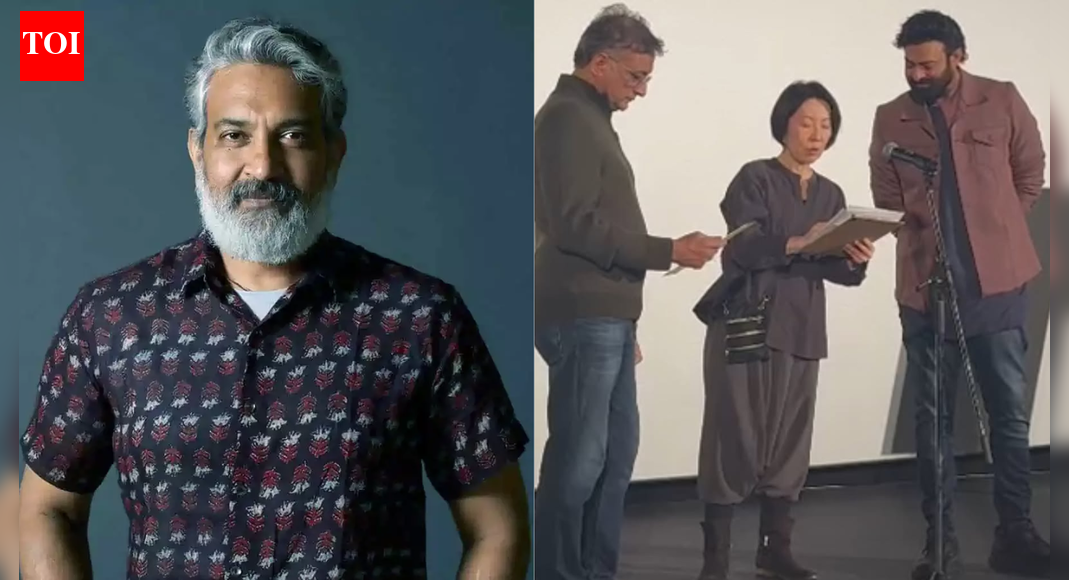SS Rajamouli shares emotional note for Prabhas' 'Baahubali: The Epic' screening in Japan saying 'my Baahubali has arrived in my second home'; 'The RajaSaab' actor replies, 'missing you here'